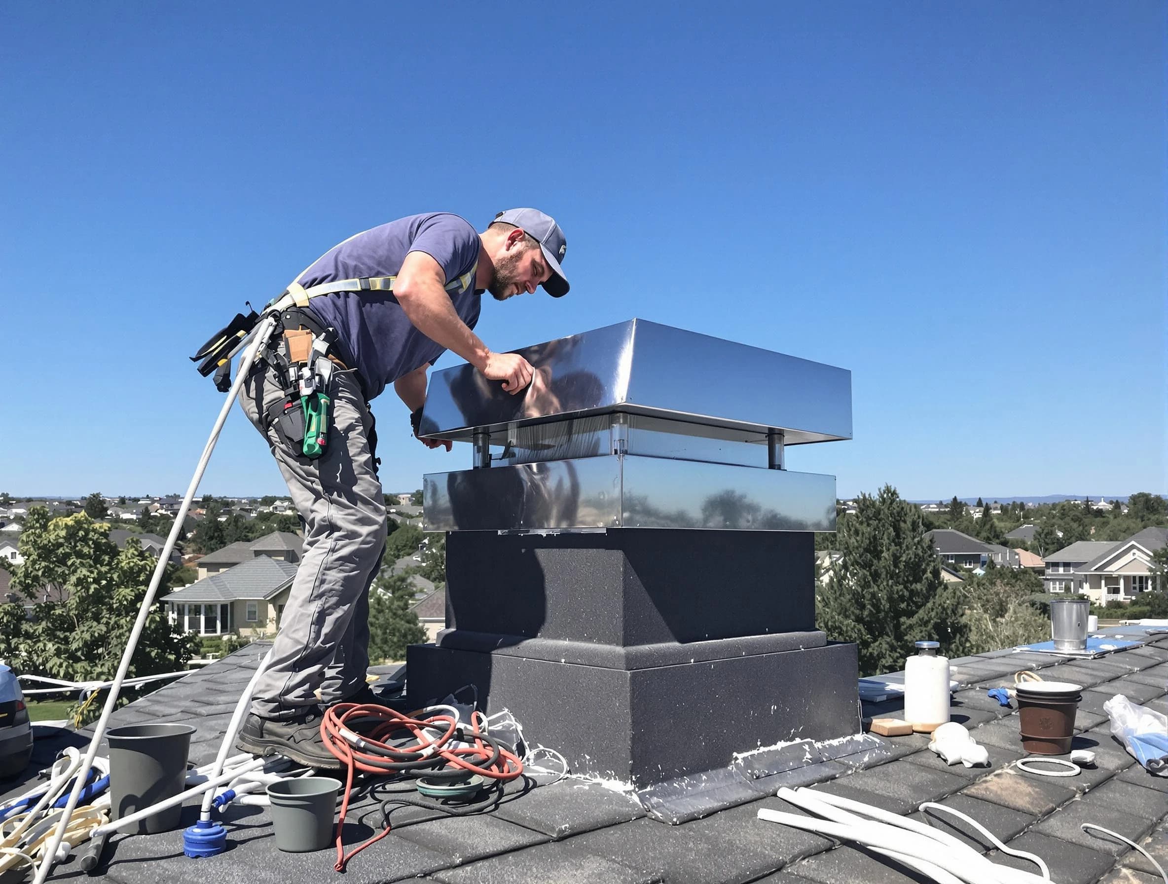 Chimney Cap Services service in North Bergen, NJ